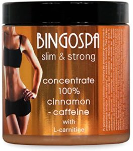 BINGOSPA anti-cellulite amincissant cannelle et caféine 100% concentré avec L-carnitine pour raffermir et modeler