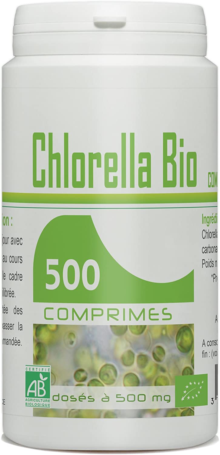 Chlorella Bio 500mg - 500 comprimés 