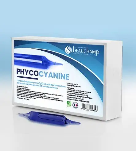 Laboratoire Beauchamp - Phycocyanine - Complément Alimentaire - Extrait de Spiruline bio - Défenses Naturelles 
