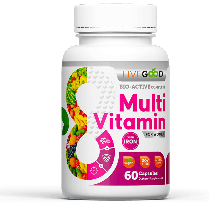 Multi-Vitamine Complète Bio-Active Pour femme